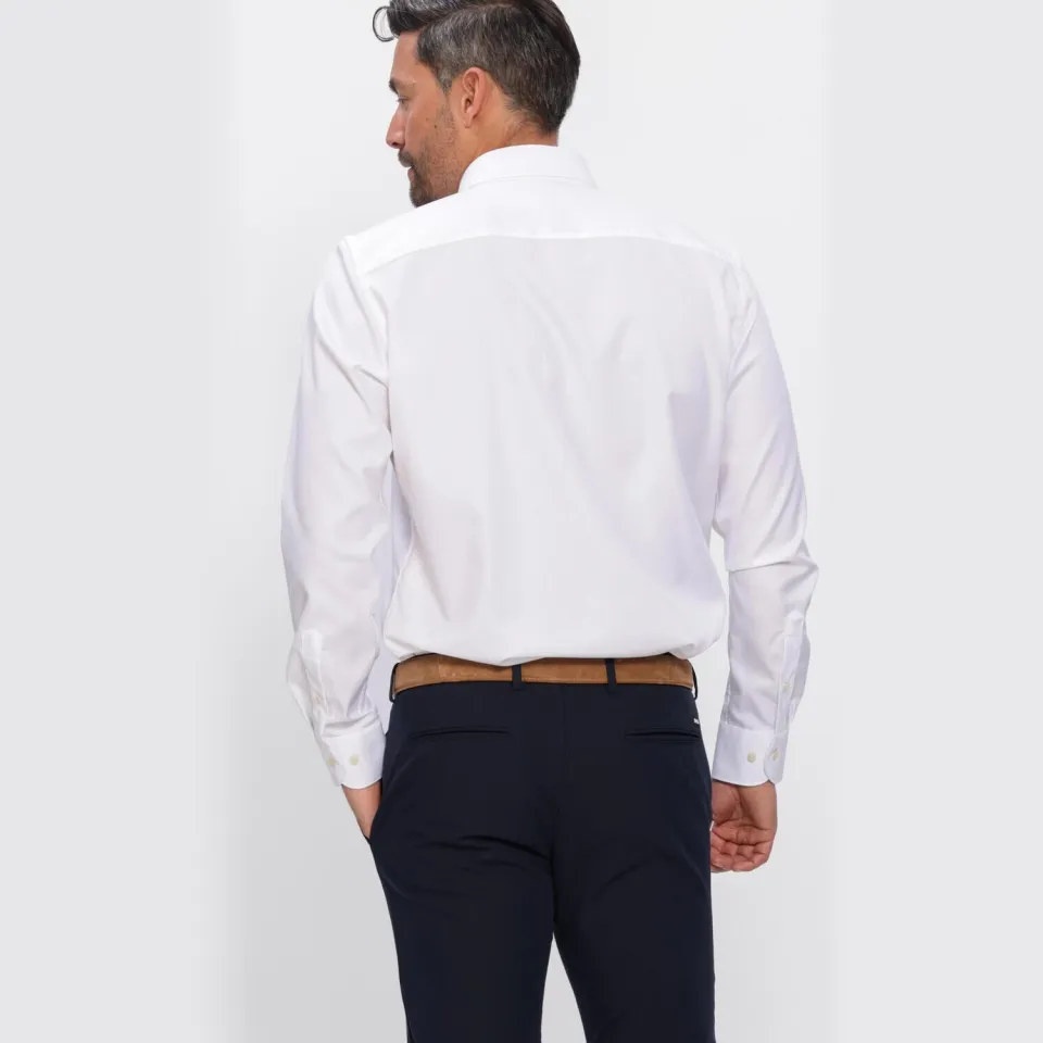 Profuomo Slim Fit overhemd wit, foto 3