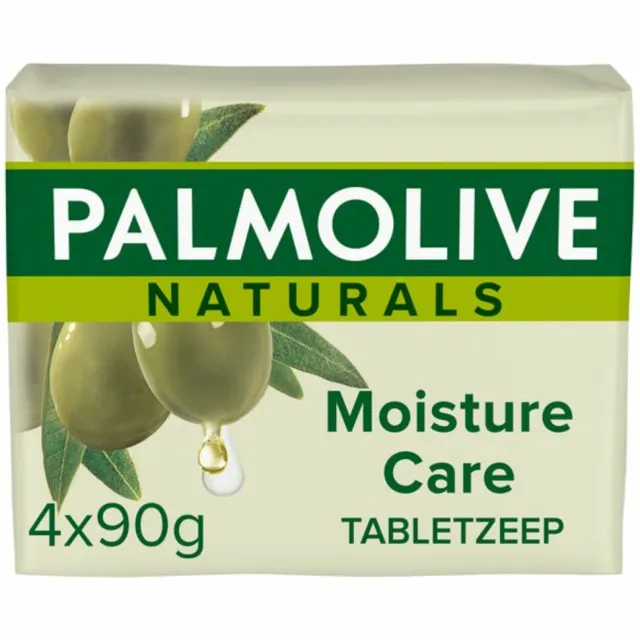 Palmolive Tabletzeep Naturals Olijf Melk 4x 90 gr
