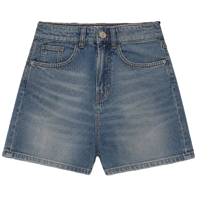 Cars denim short stonewashed blauw Stone Used