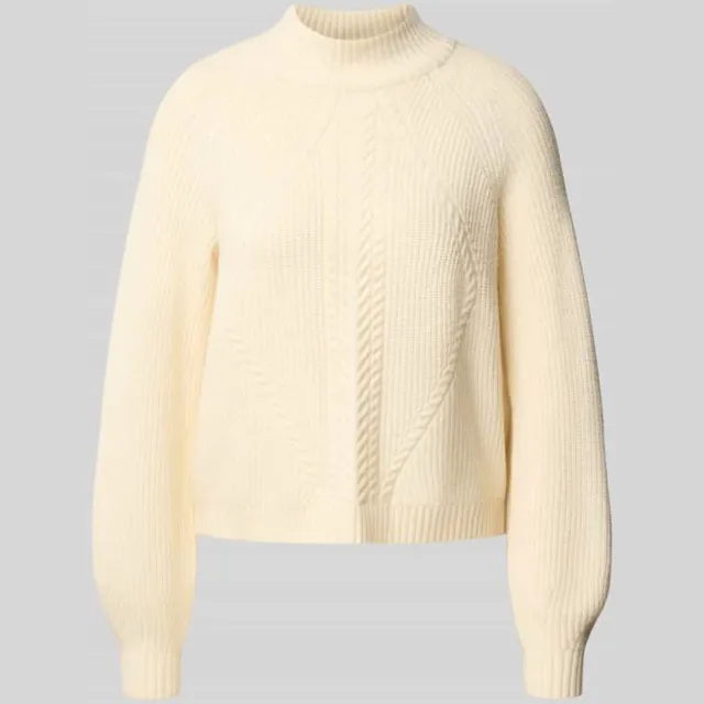 Only Regular fit pullover van viscosemix model 'KATIA' Offwhite