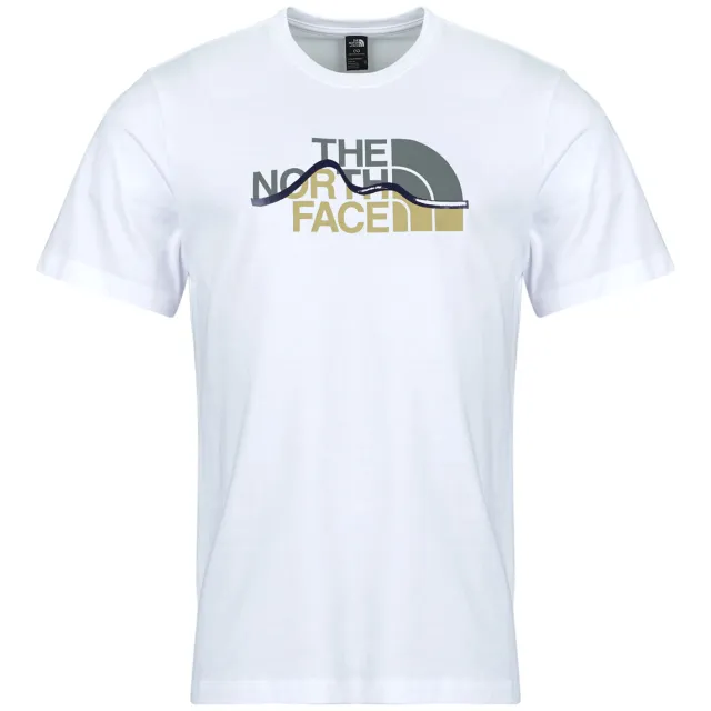 The North Face T-shirt Korte Mouw The North Face MOUNTAIN LINE REGULAR SHORT SLEEVE TEE TNF Wit