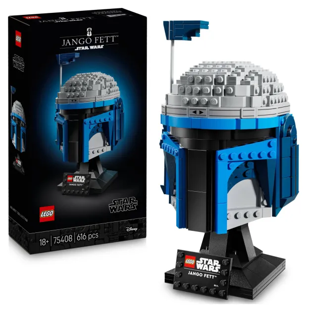 Lego Star Wars Jango Fett Helm Bouwpakket voor Volwassenen 75408, foto 2