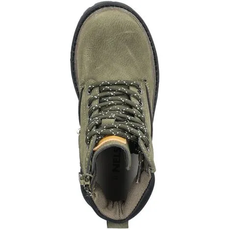 Nelson Kids enkelboots met profielzool - kaki, foto 3