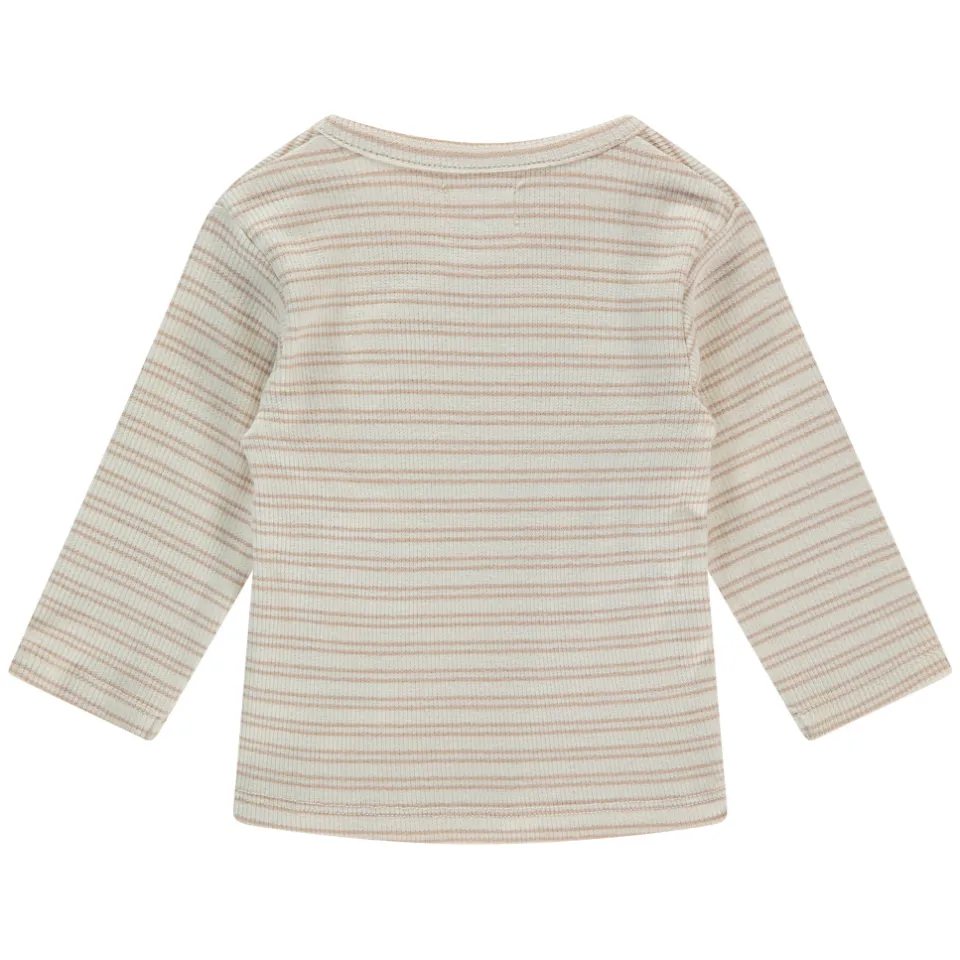A Tiny Story gestreepte longsleeve beige, foto 3