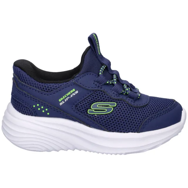 Skechers Bounder Pro sneakers met logo - donkerblauw