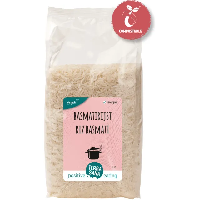 TerraSana Basmatirijst Wit 1 kg