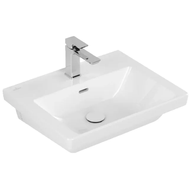 Villeroy & Boch Subway 3.0 wastafel 44x55x16.5 cm wit alpin