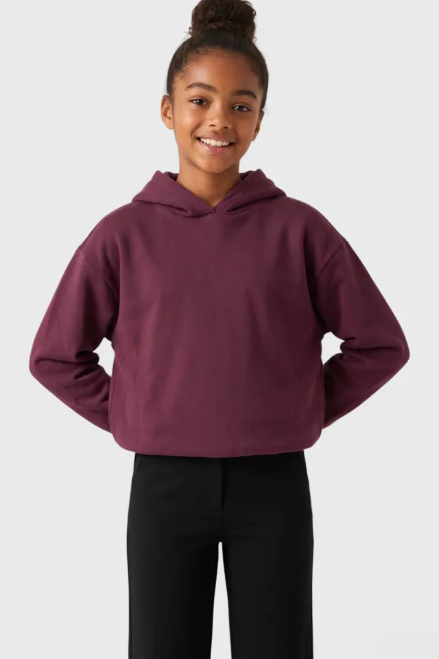 s.Oliver hoodie met backprint - paars