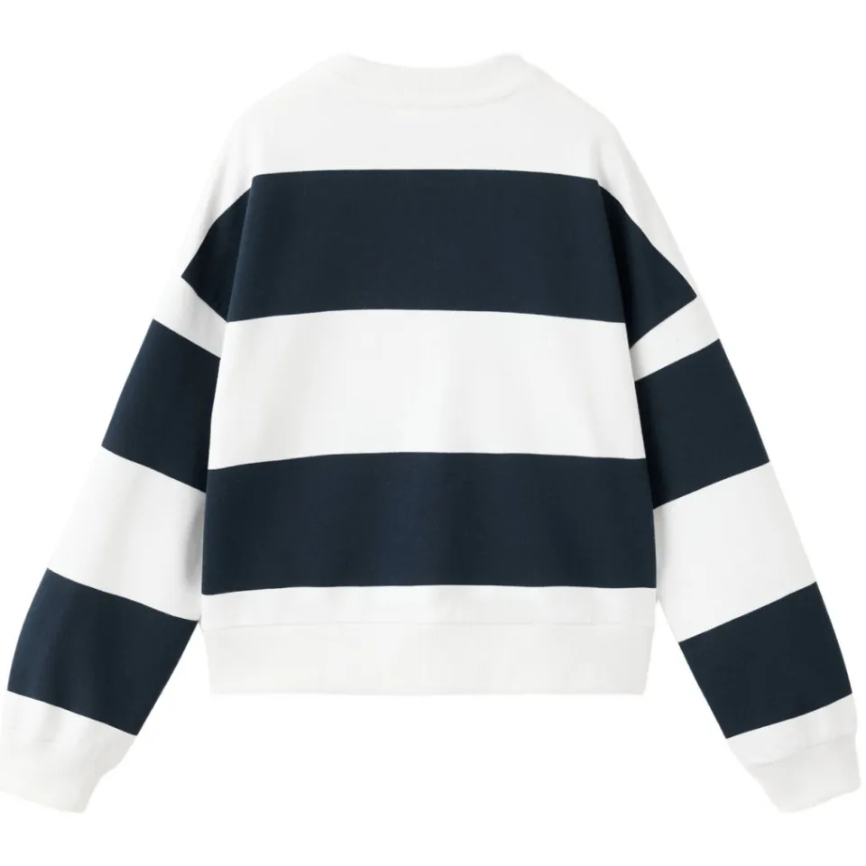 Mango Kids gestreepte sweater - marineblauw, foto 2