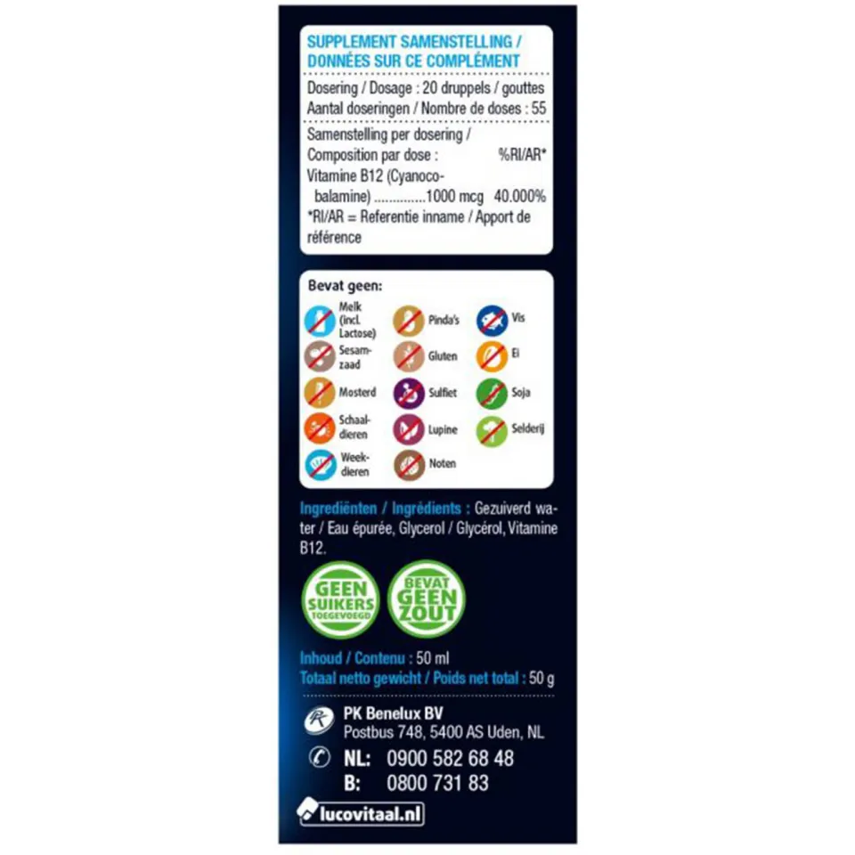 Lucovitaal Vitamine B12 druppels, foto 2