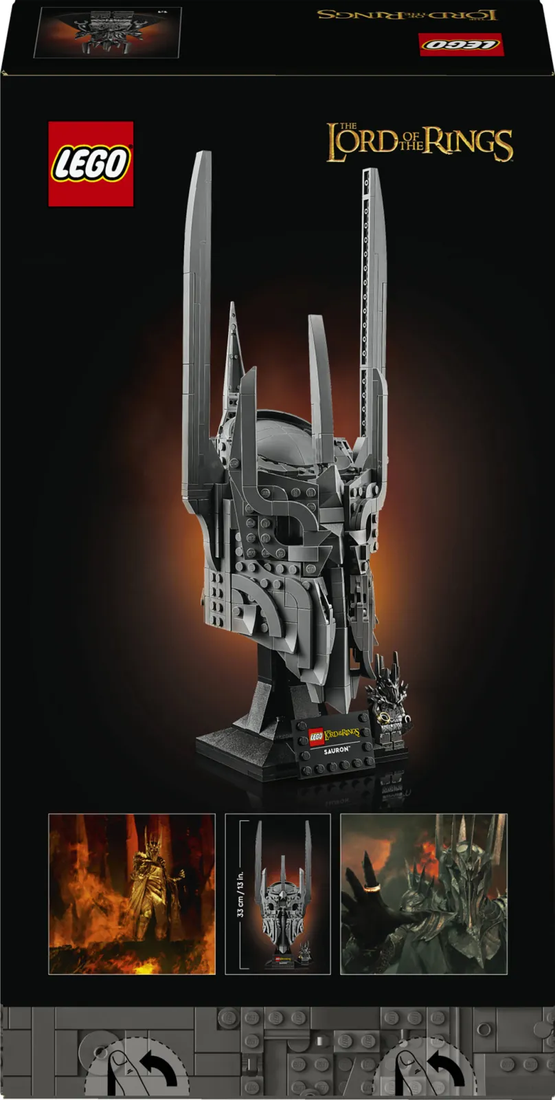 Lego Icons The Lord of the Rings: De Helm van Sauron Bouwpakket 11373, foto 3
