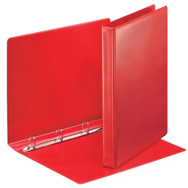 Esselte Presentatieringband esselte essentials panorama a4 4-rings d-mechaniek 20mm rood