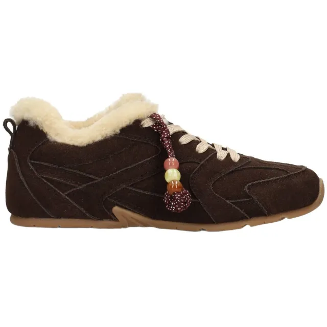 Poelman Jenn suède sneakers - donkerbruin