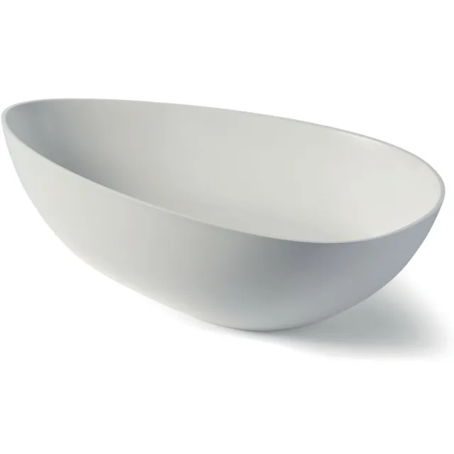 Luca Sanitair Waskom Luca Sanitair Tate 50x33x12,5 cm Mineral Stone Glans Wit