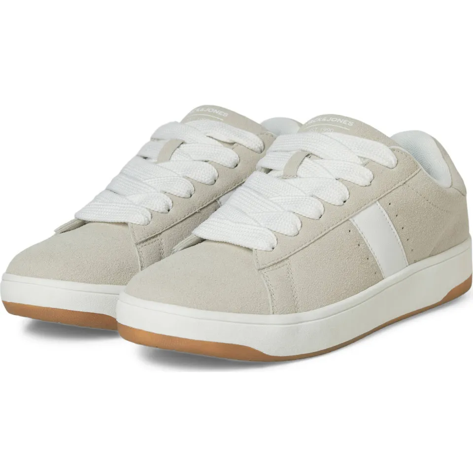 Jack & Jones Jfwmiles Syn Suede suède sneakers - beige, foto 3