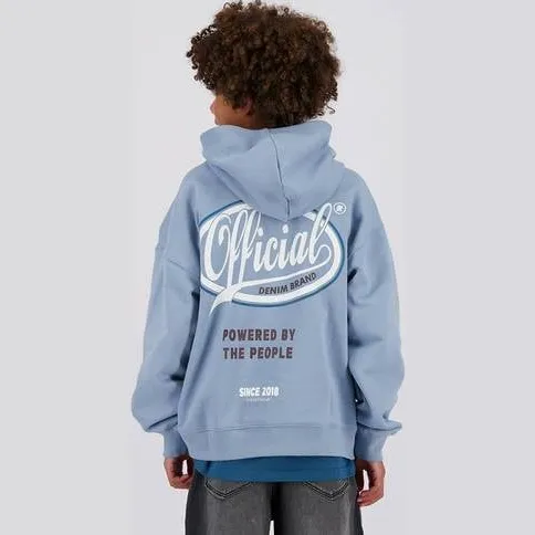 Raizzed oversized hoodie met backprint - lichtblauw, foto 4