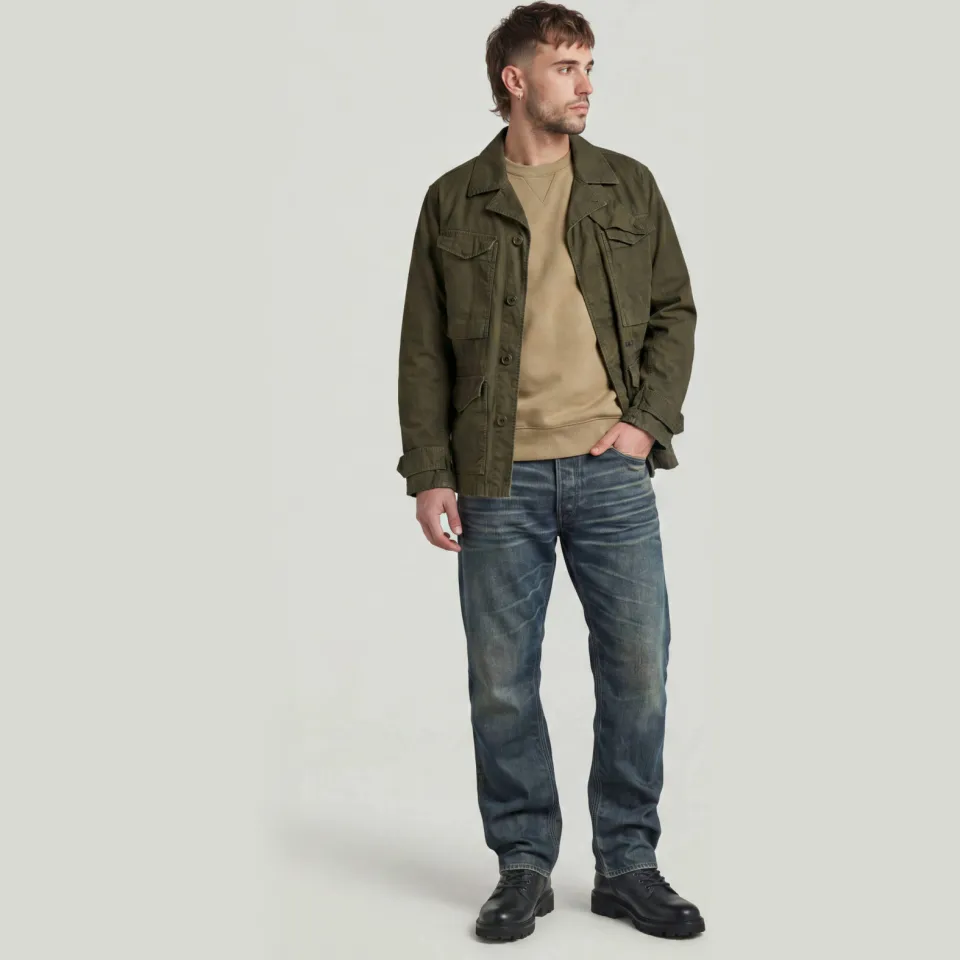 G-Star regular fit sweater - desert sand, foto 4