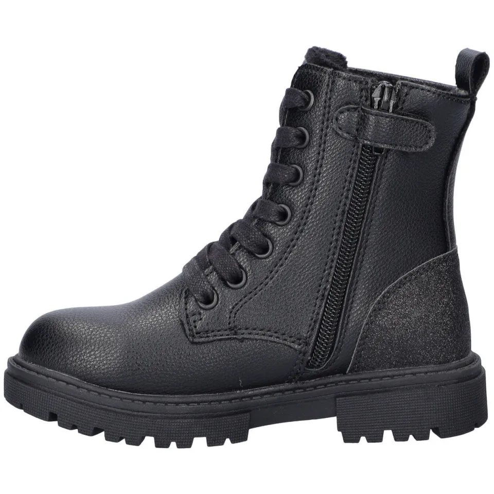 Nelson Kids enkelboots met profielzool - zwart, foto 4