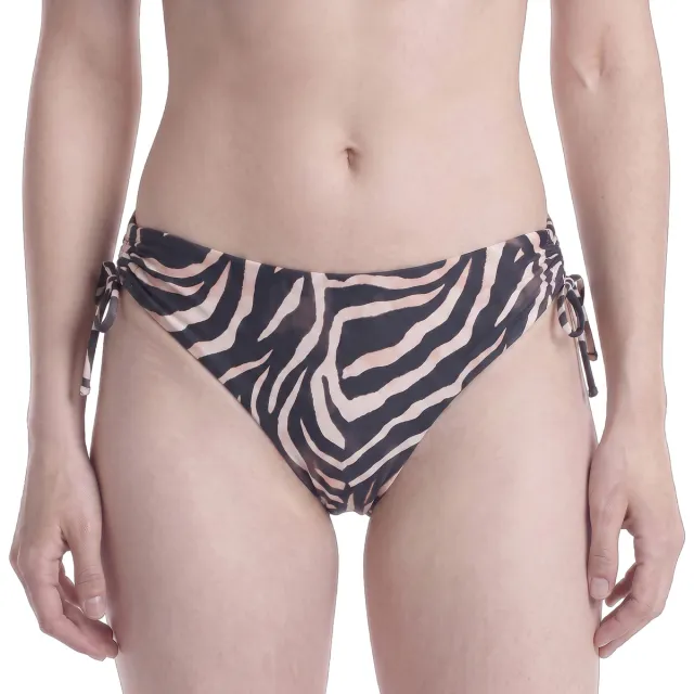 Boss bikinibroekje zebraprint Zwart