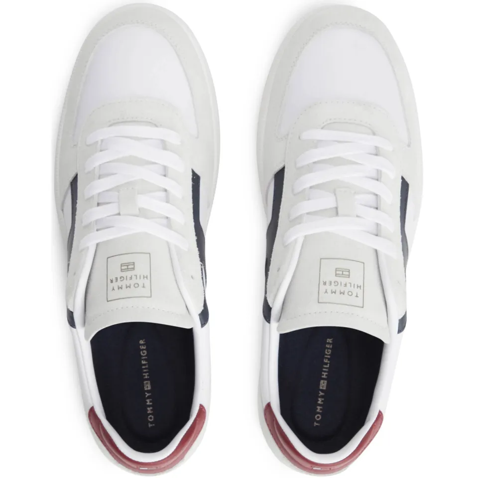 Tommy Hilfiger leren sneakers - wit, foto 5