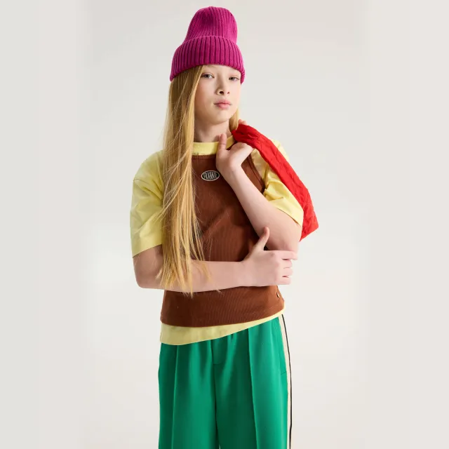 Frankie&Liberty jersey top donkerbruin, foto 5