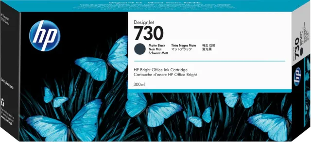 Hp 730, Mat Zwart, 300 ml