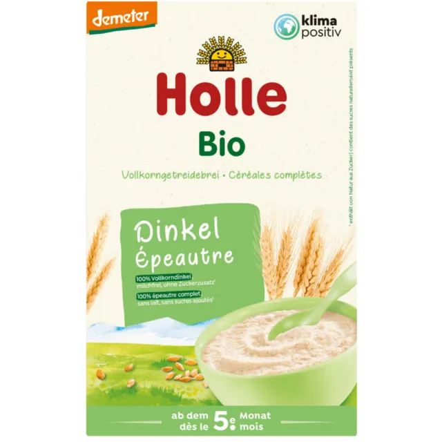 Holle Bio Volkoren Graanpap Spelt 250 gr