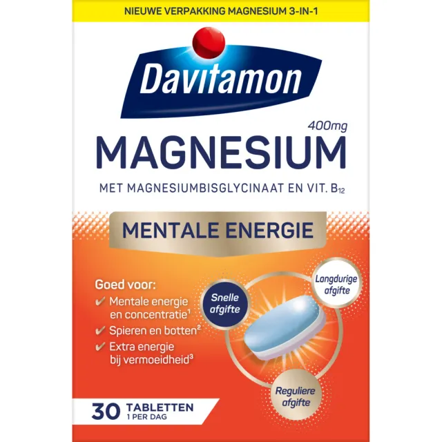 Davitamon Magnesium 3-in-1 tabletten, foto 2