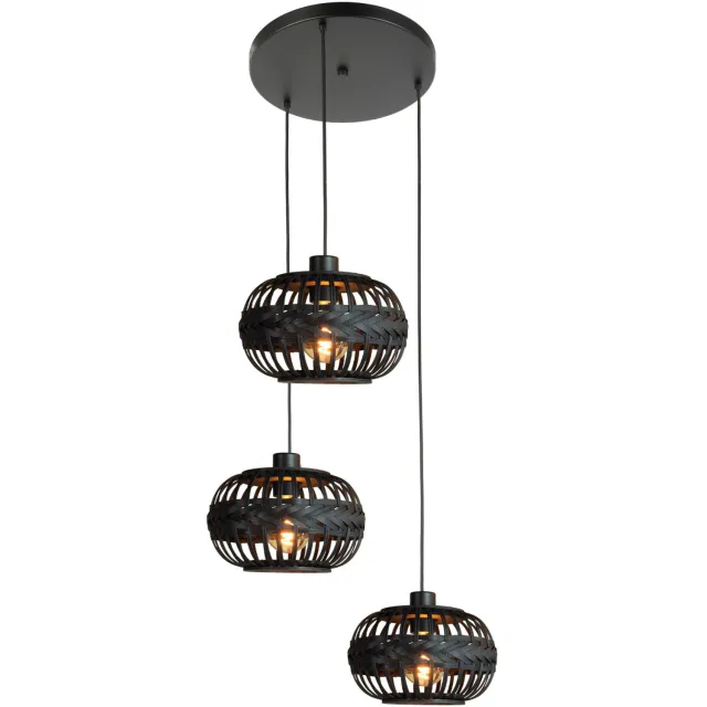 EGLO Towcester Hanglamp - E27 - Zwart Zwart;Zwart;