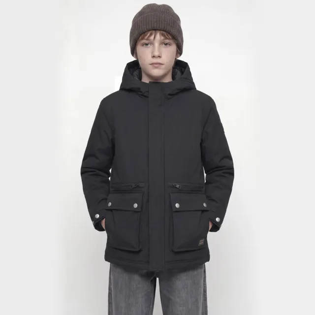 Jack & Jones Wolf parka winterjas zwart