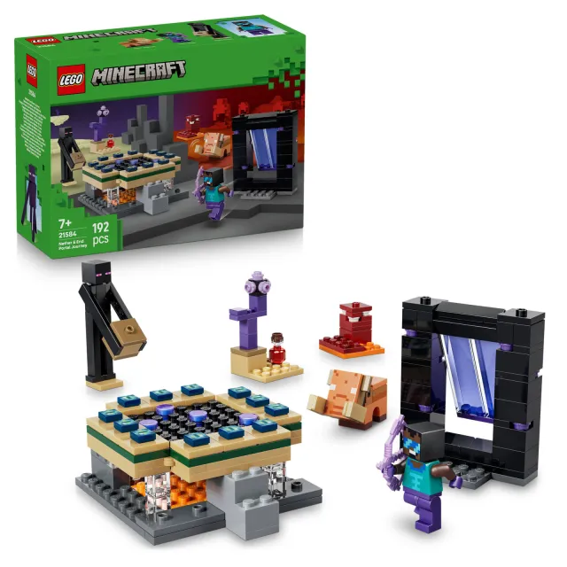 Lego Minecraft Reis naar de Nether en het End-Portaal Speelgoed 21584, foto 2