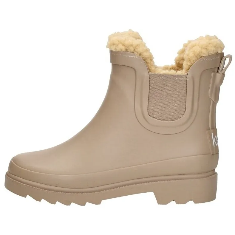 Keq Chelsea Rainboots Fur regenlaarzen beige, foto 3