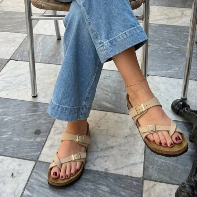 Birkenstock Mayari sandcastle Birko-Flor, foto 5