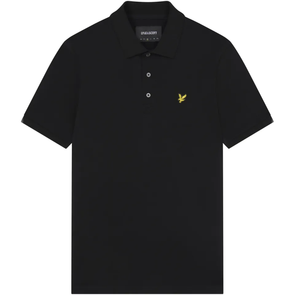Lyle & Scott regular polo zwart, foto 2