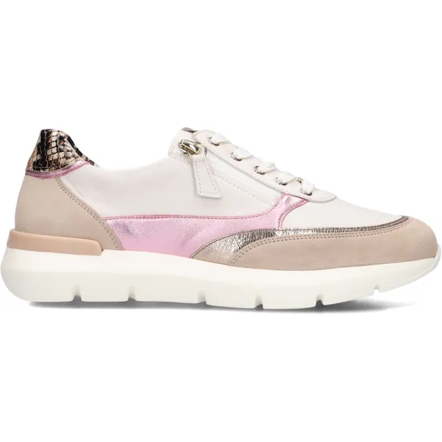 Hassia Bordeaux sneaker wit