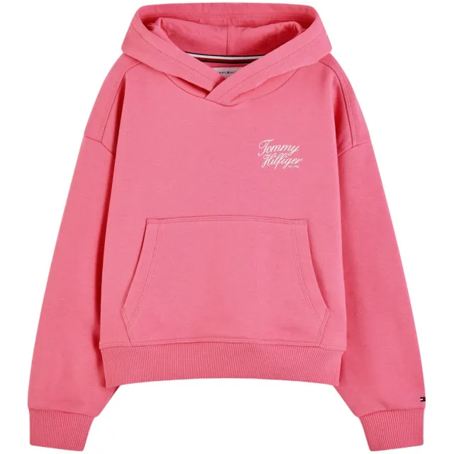 Tommy Hilfiger hoodie met tekst - roze