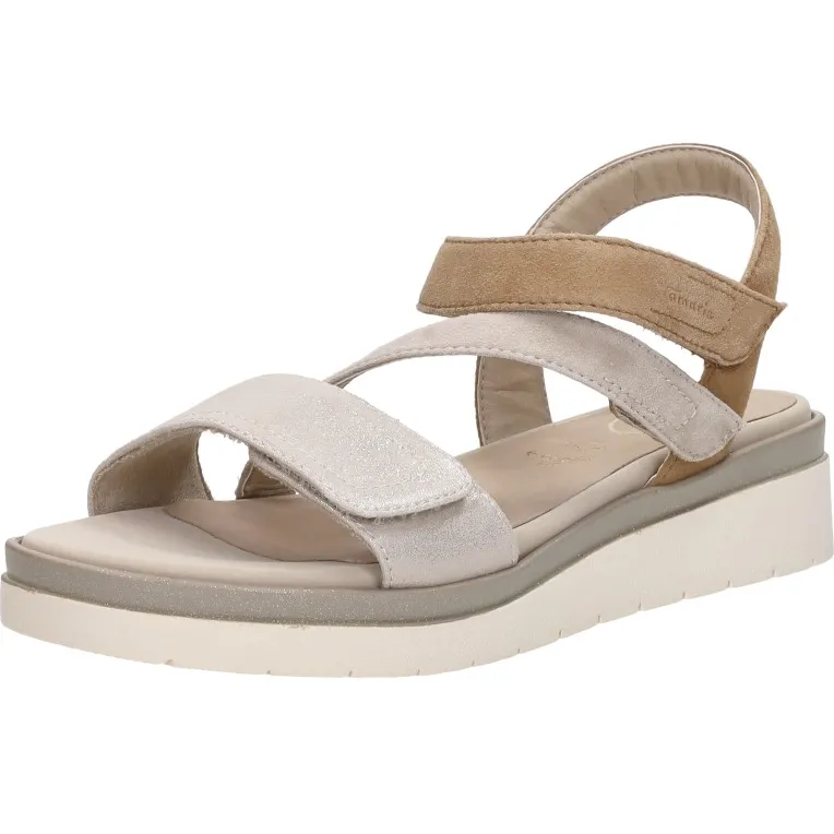 Tamaris Comfort 88705 sandalen met sleehak beige, foto 3
