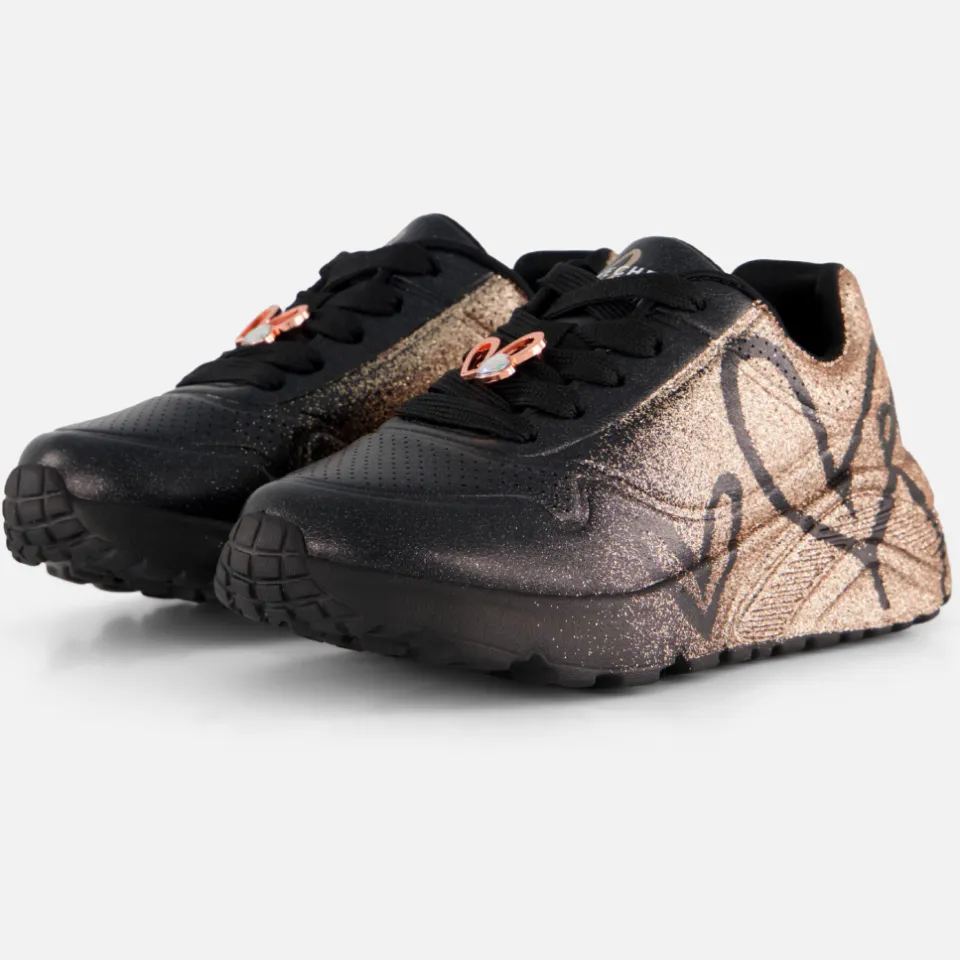 Skechers Uno Lite Heartdust Forever sneakers bruin, foto 2