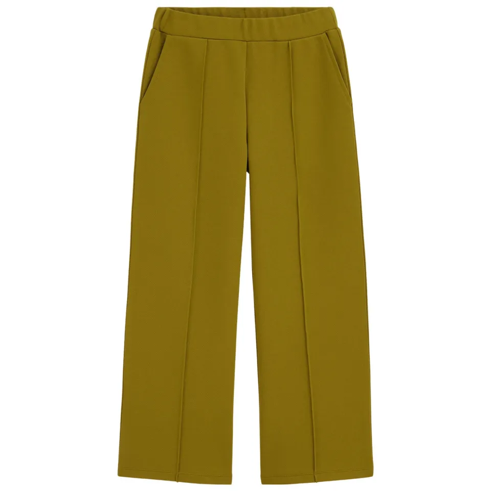 WE Fashion loose fit casual broek olijfgroen, foto 2