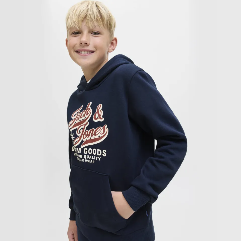 Jack & Jones JUNIOR hoodie donkerblauw, foto 2