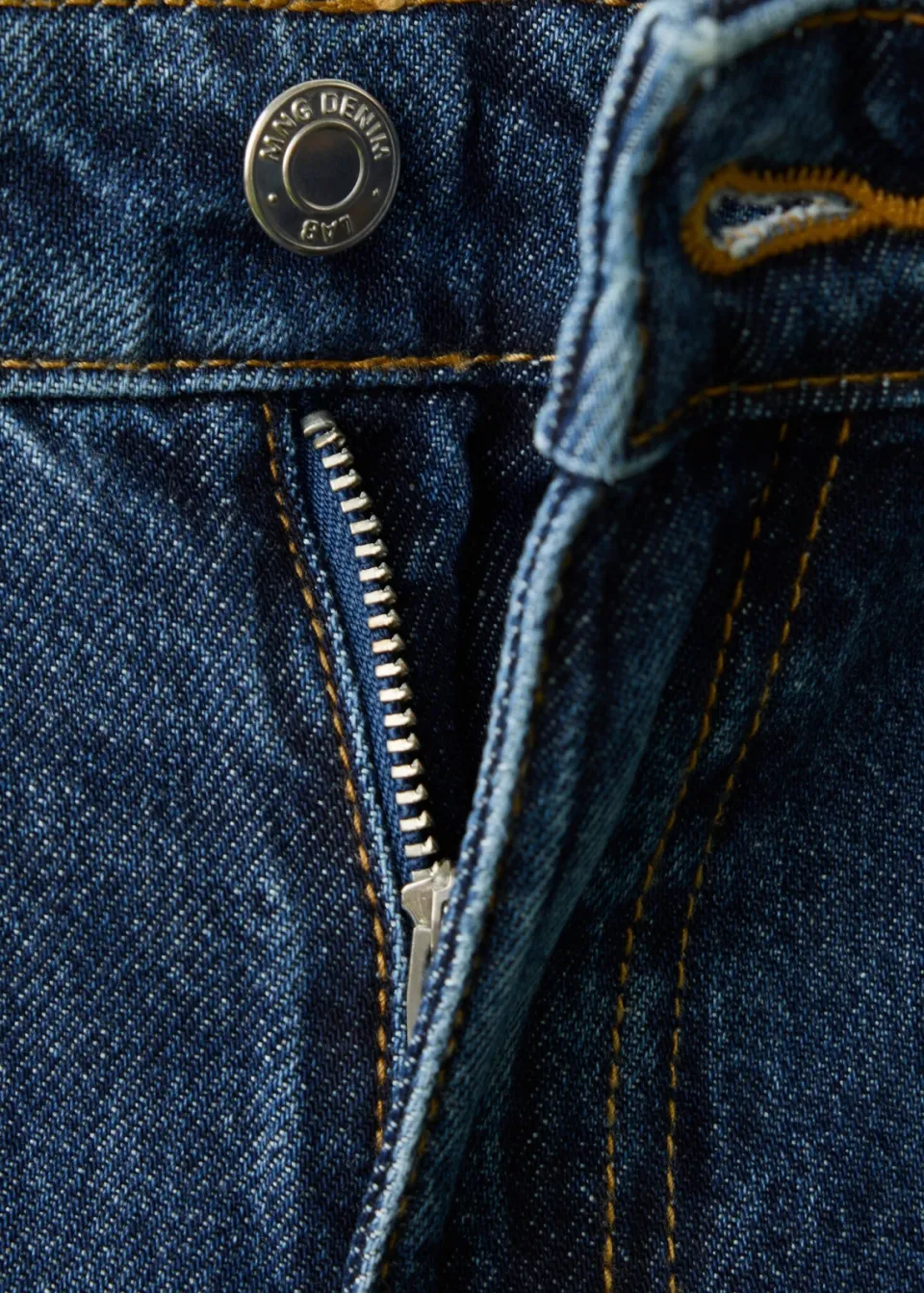 Mango Kids wide leg gebloemde jeans met borduursels - changeant blauw, foto 2