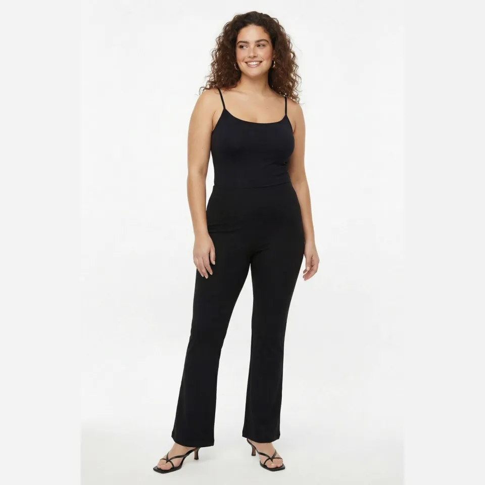 Yoek bootcut pantalon zwart, foto 5