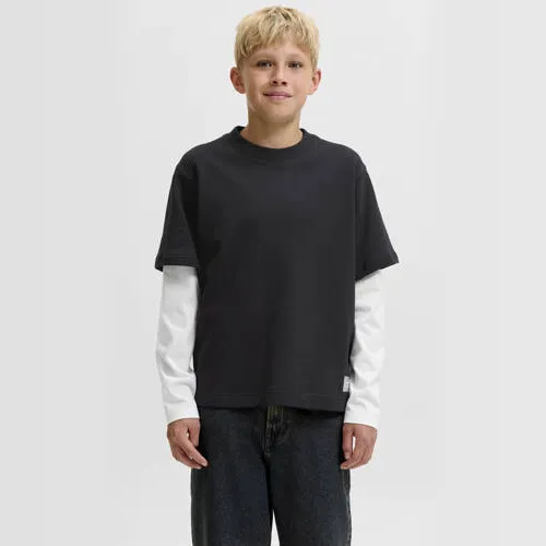 Jack & Jones Junior longsleeve zwart, foto 2