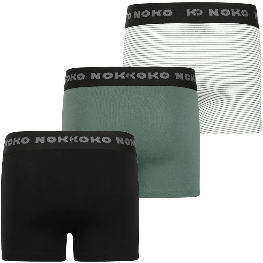 Koko Noko boxershort donkergroen wit zwart, foto 3