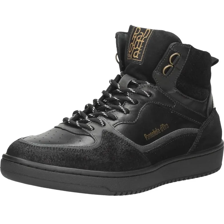 Pantofola D'Oro Baveno High hoge sneaker zwart, foto 3