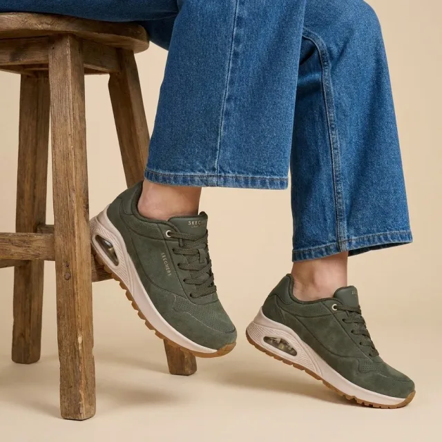 Skechers Uno Rugged Chillproof sneakers groen, foto 6