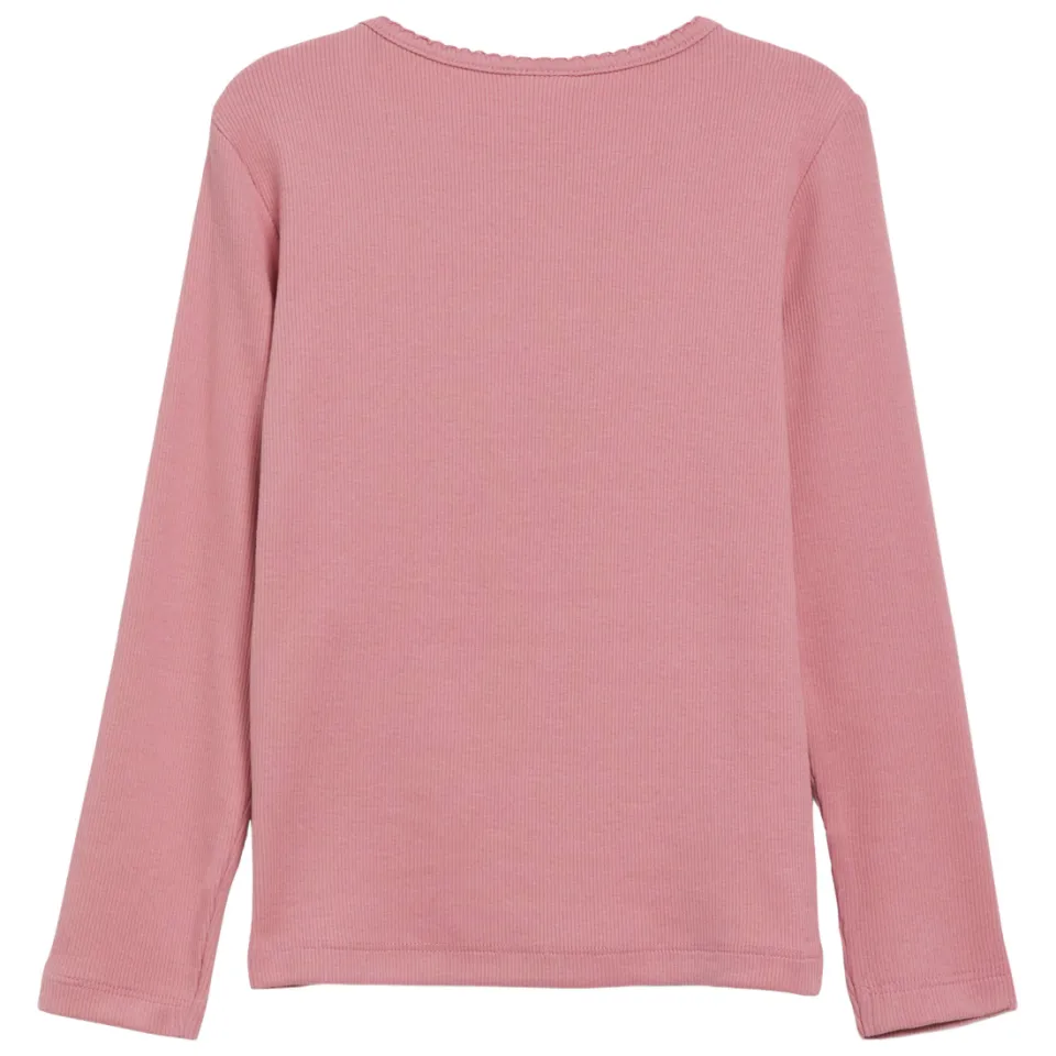 s.Oliver longsleeve met borduursels roze, foto 3