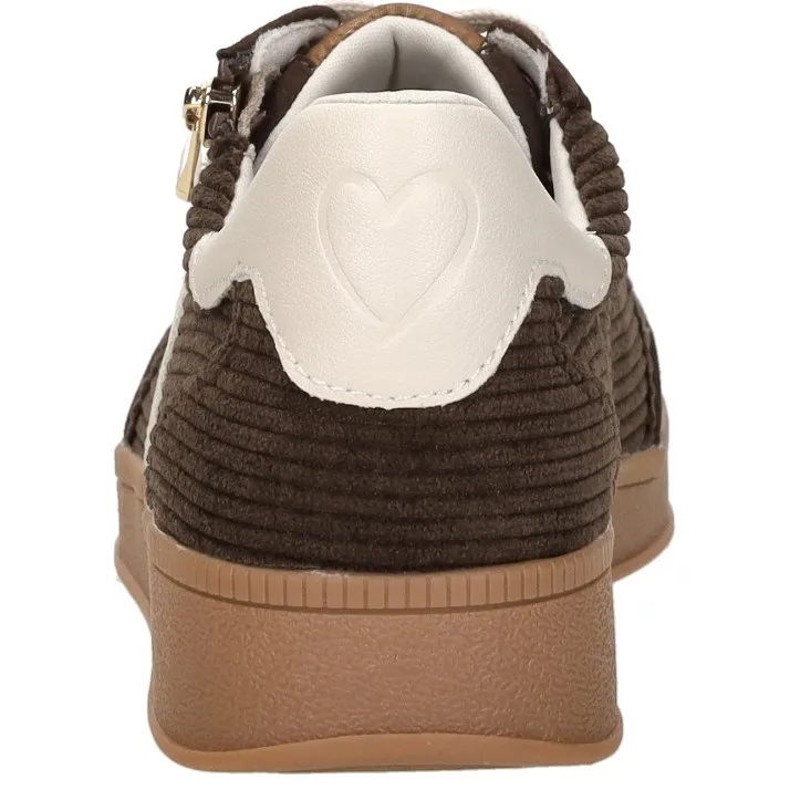 Marco Tozzi sneakers laag donkerbruin, foto 4