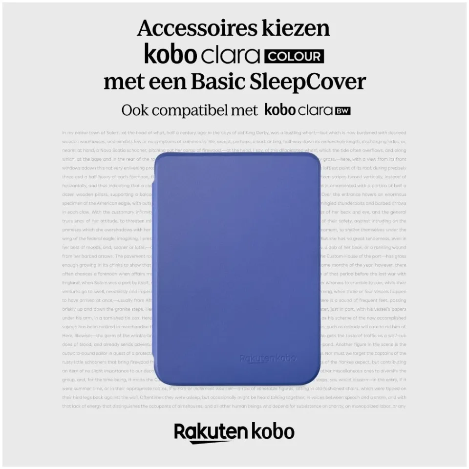 Kobo Clara Basic SleepCover hoes blauw, foto 4