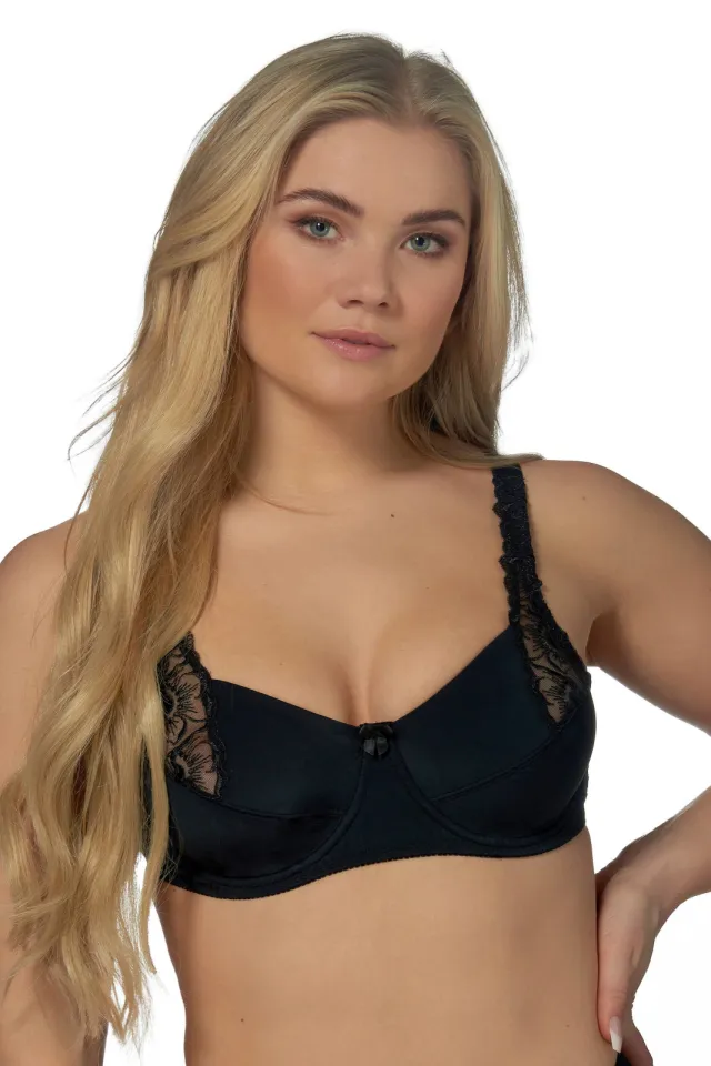 Elbrina Embroidery beugelbh zwart